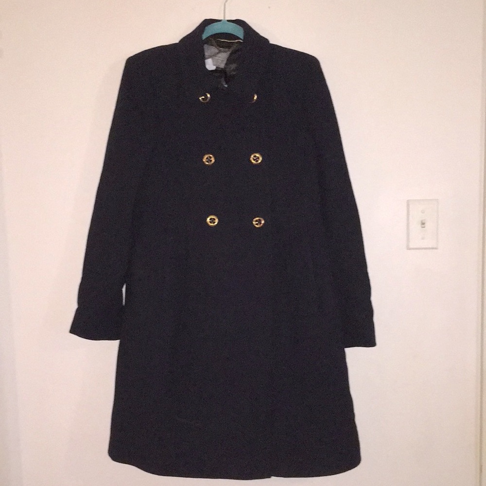 J. Crew Wool DoubleCloth Double Breasted Peacoat